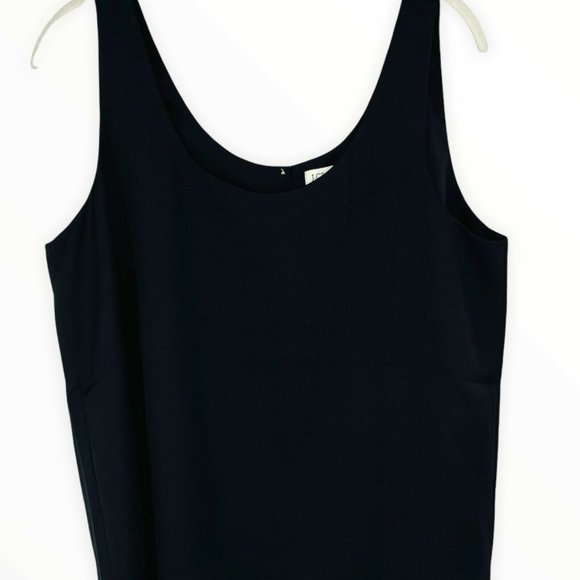 J.Crew Mercantile Sateen Tank Top Black Medium - Picture 5 of 8